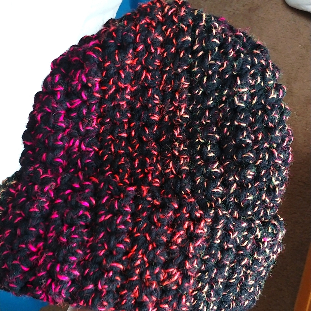 Knitted winter hat